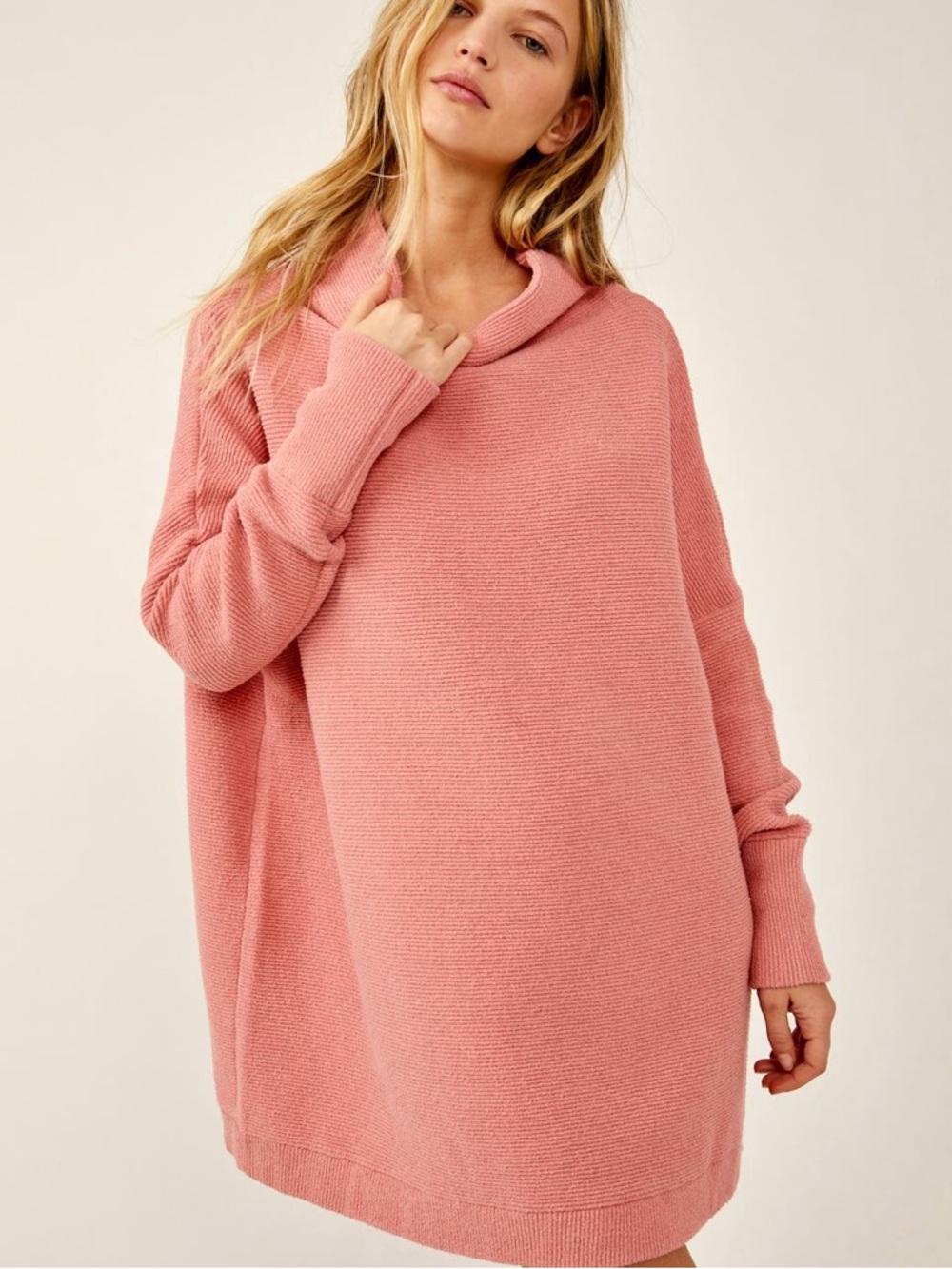 FREE PEOPLE • Ottoman Slouchy Tunic in Pink